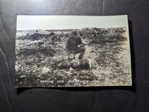 Mint USA Military Postcard German Dud Malbrooch Hill