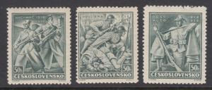 Czechoslovakia 243-5 mint