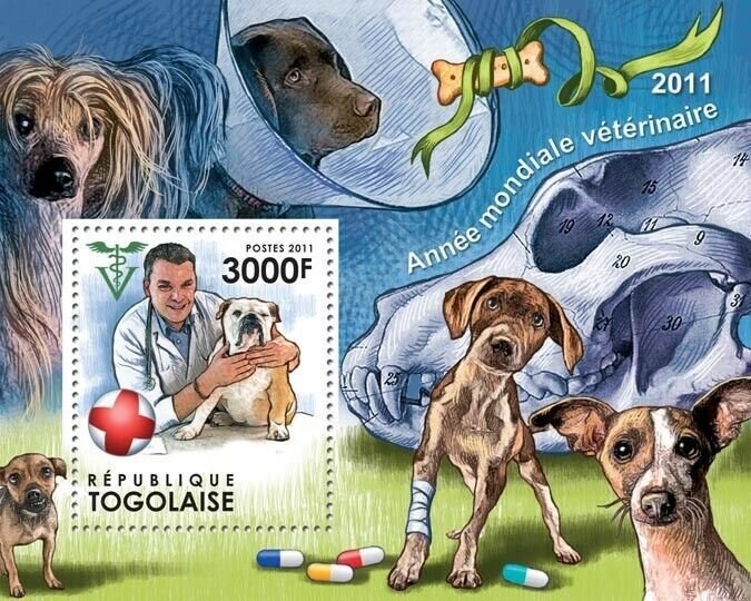 Togo 2011 MNH - World Veterinary Year 2011. YT 506, Mi 4106/Bl.629