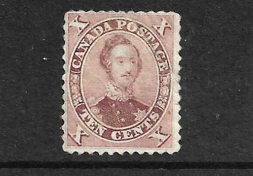 CANADA 1859 10c RED LILAC  MNH  Sc 17 Sg 38 