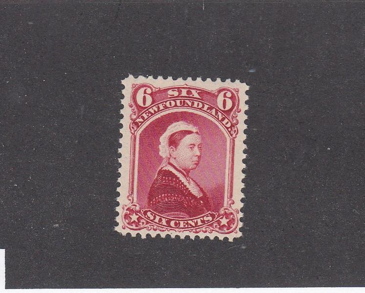 NEWFOUNDLAND UNITRADE REF(KK77)# 36 VF-MNH Q/VICTORIA 6cts CAT VALUE $210