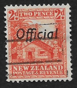 New Zealand #O64 2p Maori Council House (Whare)