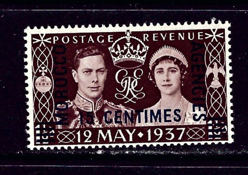 Great Britain offices in Morocco 82 H 1937 KGVI Coronation