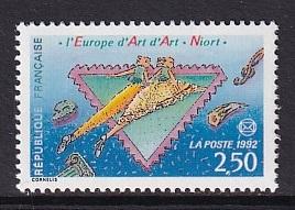 France  #2294  MNH  1992  philatelic congress Niort