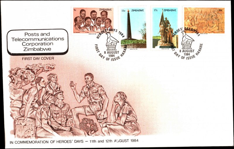 Zimbabwe, Worldwide First Day Cover