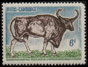 Cambodia 131 - Mint-NH - 6r Kouprey (1964) (cv $2.20)