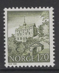 NORWAY SG778 1981 1k70 DEEP OLIVE MNH