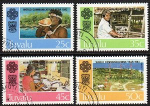 Tuvalu Sc #212-215 Used