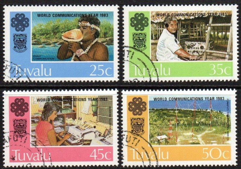 Tuvalu Sc #212-215 Used