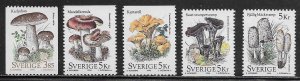 Sweden Scott #'s 2186 - 2190 MNH