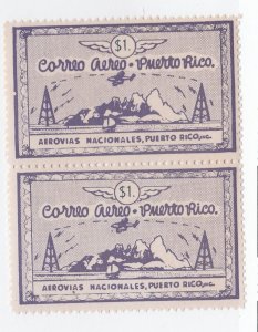 Puerto Rico USA Local private Airmail Cinderella Stamp- mnh gum- 1826