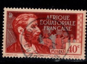 French Equatorial Africa Scott 45 Used