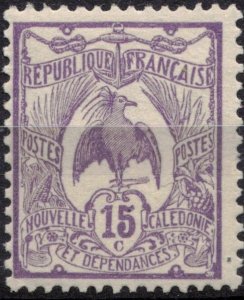 New Caledonia #96, Unused, Hinged