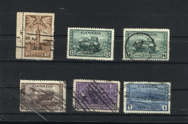 C  #257- 262  used  1942-43 PD