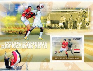 SAO TOME AFRICAN CUP SOCCER SHEET & SOUVENIR SHEET  MINT NH