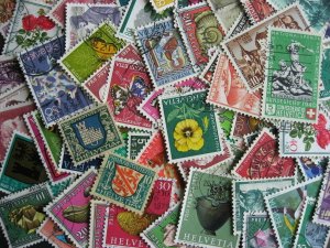 SWITZERLAND collection of 210 different used Semi-postals only! Nice group! 