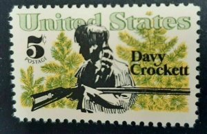 Scott #1330 - 5 Cent Stamp Davy Crockett - American Folklore - 1967 MNH