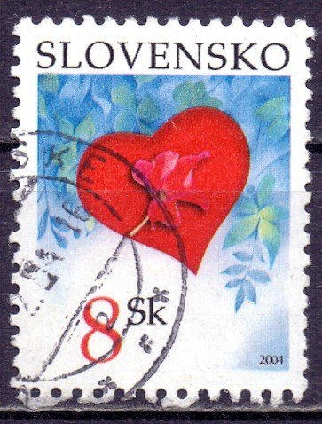 Slovakia. 2004. 477. St. Valentine's Day. USED.