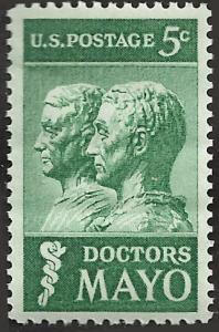# 1251 MINT NEVER HINGED DOCTORS MAYO