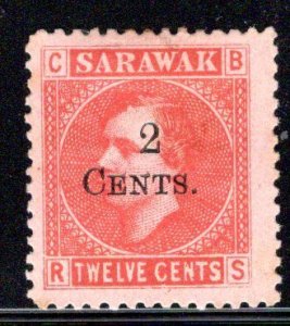 Sarawak #33, mint part OG,  CV $4