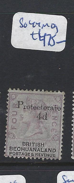 BECHUANALAND PROTECTORATE (PP1111B) QV 4D/4D PROTECTORATE  SG 44   MOG