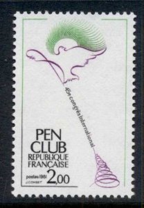 France 1981 Pen Club MUH