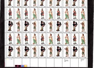 2240-2243 Wood Carving, MNH sheet/50 (#A11111)