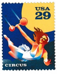 SC# 2752 - (29c) - Circus - trapeze artist - MNH single