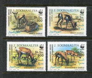 Somalia 607-10 MNH WWF Animals Pets Tiere Zwierzęta Gazelle Antelopes1992 x29753