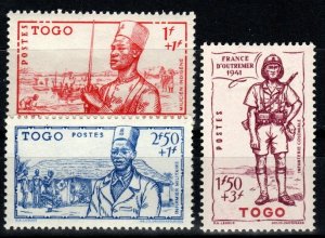 Togo #B10A-B10C  F-VF Unused CV $3.30 (X2364)