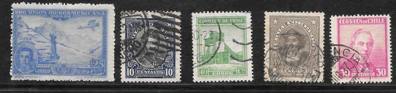 Chile #Z17 Mixture 10 Cent Lot