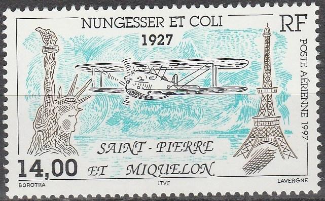 Saint Pierre & Miquelon #C74  MNH CV $6.00  (A10431)