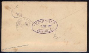 Guatemala 1900 San Salvador Cover 92806