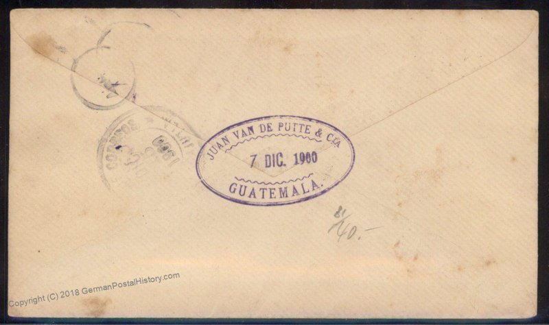 Guatemala 1900 San Salvador Cover 92806