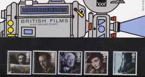 Great Britain 1985 British Film Year set of 5 in official...