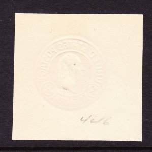 Scott U446, XF Unused LH, 2c Overprint