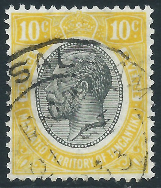 Tanganyika, Sc #30, 10c Used