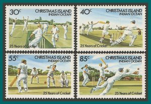 Christmas Island 1984 Cricket, MNH  157-160,SG190-SG193