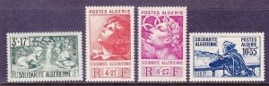 Algeria B47-50 MNH 1946 Children Playing & Repatriated Prisoner Set