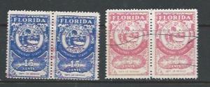 2  pairs  Florida Documentary Stamp Tax