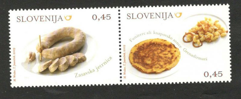 SLOVENIA - MNH PAIR - GASTRONOMY - 2009.