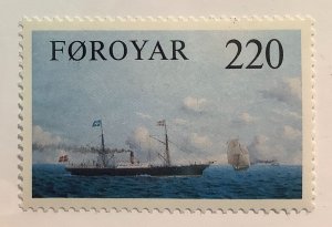 Faroe Islands 1983 Scott 90 MNH - 220o,  Steamship Arcturus