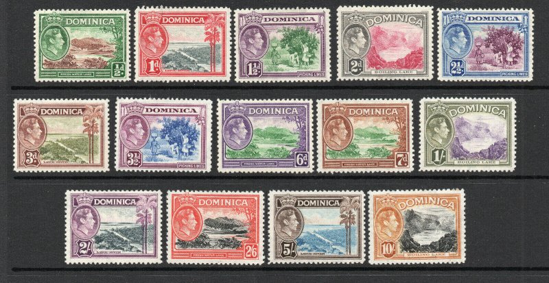 Dominica - SG# 99 - 108 MH (few h rems) -  Lot 0619141