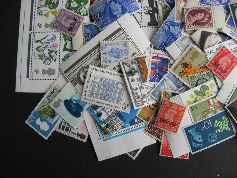 Great Britain mostly MNH mixture (duplicates, mixed condition) 125 check em out