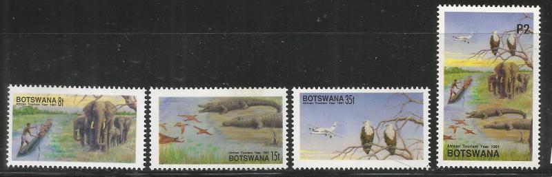 BOTSWANA  498-501  MINT HINGED, AFRICAN TOURISM YEAR