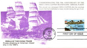 #C115 Transpacific Airmail KMC FDC