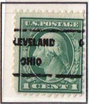 U.S. Precancel - Ohio, Cleveland - 1 Cent