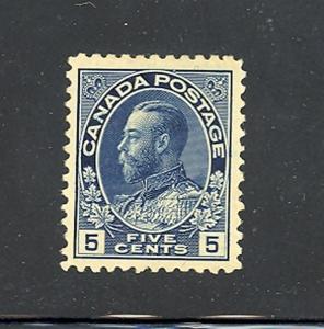 Canada #111a   Mint VF indigo  UN $450  - LSP