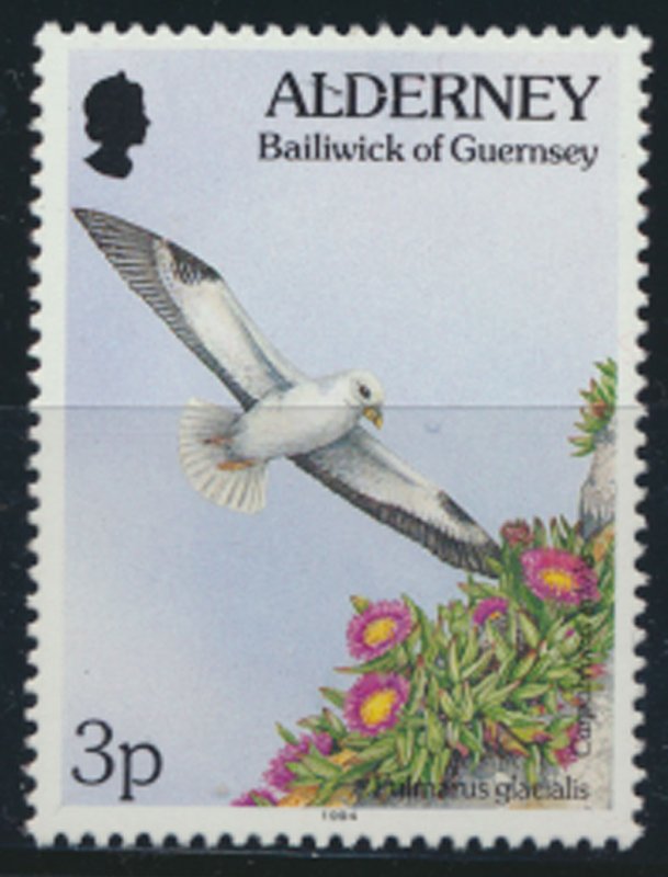 GB Alderney  SG A62 MNH  3p Fulmar  Birds  1994 SC# 72 See scan
