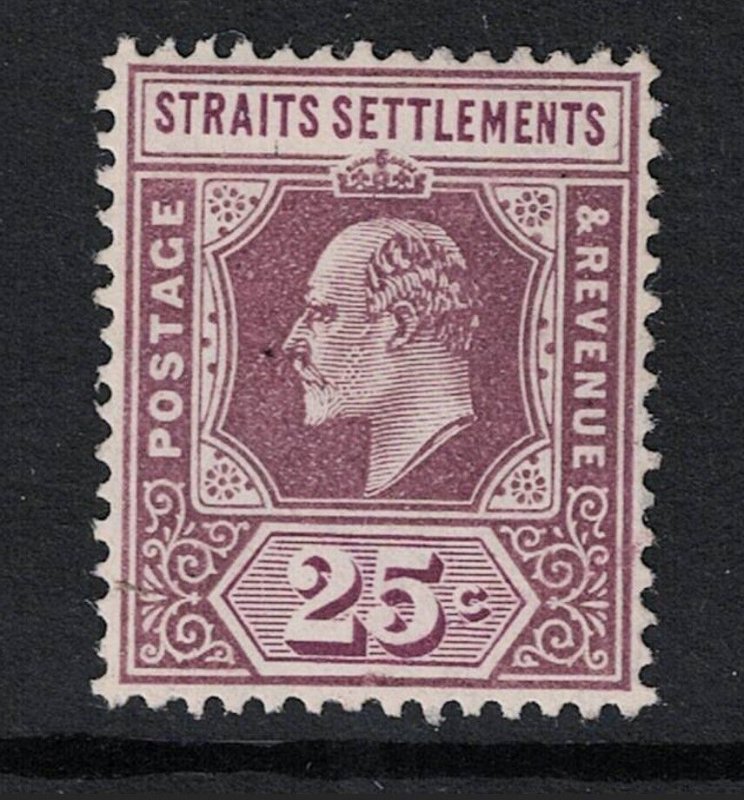 Straits Settlements SG# 133b Mint Hinged / Hinge Rem / Chalk - S20351